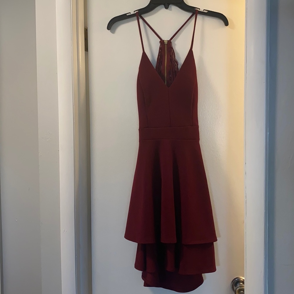 Camille LaVie Maroon Dress